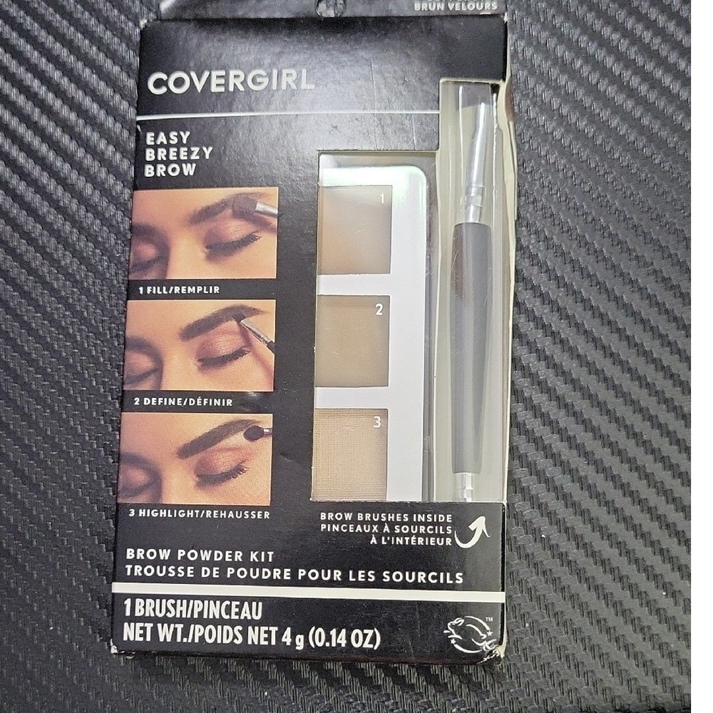 NEW COVERGIRL Easy Breezy Brow‎ Powder Kit - Soft Brown Trio